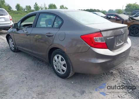2012 Honda Civic Lx z USA, uszkodzony, nr VIN 2HGFB2F59CH539155